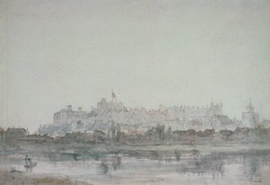 Windsor Castle from the River, 19th Century by John Constable